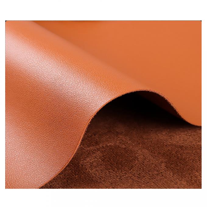 1.6mm Nappa Pattern PVC Artificial Leather Belts Polyvinyl Chloride Leather