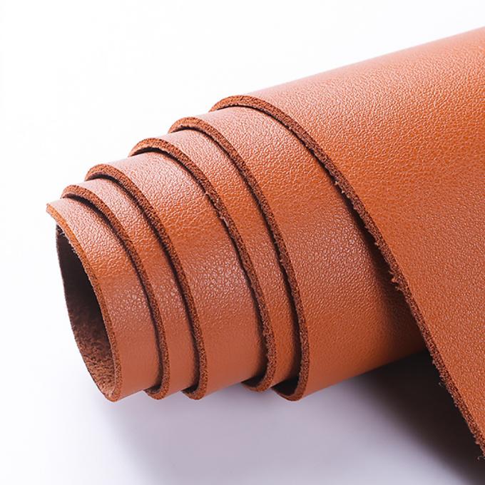 1.6mm Nappa Pattern PVC Artificial Leather Belts Polyvinyl Chloride Leather