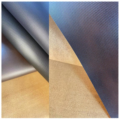 Eco Napa Grain Pu Artificial Leather Fabric Solvent - Free Silicone Stain Resistant