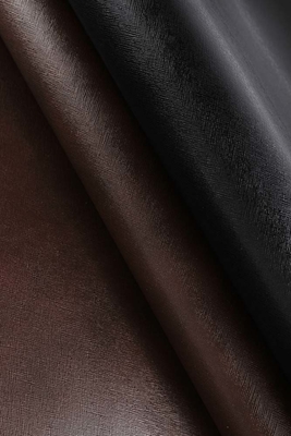 Dark Brown Silica Gel Microfiber Leather Fabric 20SF Silicone Leather