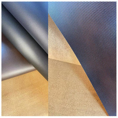 Eco Napa Grain Pu Artificial Leather Fabric Solvent - Free Silicone Stain Resistant